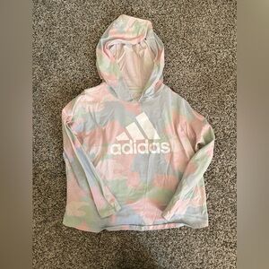 Adidas Kids Hoodie - Pastel Camo